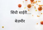 सिंधी शाईरी....  बेज़मीर