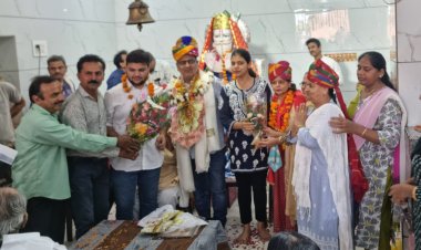 विजय एलानी का सिंधी समाज द्वारा भव्य अभिनंदन